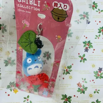 이웃집 토토로 중토토로 봉제 인형 스트랩 방울 포함