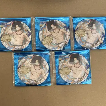 ONEPIECE 흰 수염 해적단 포트거스 D. 에이스 캔뱃지 화이트데이