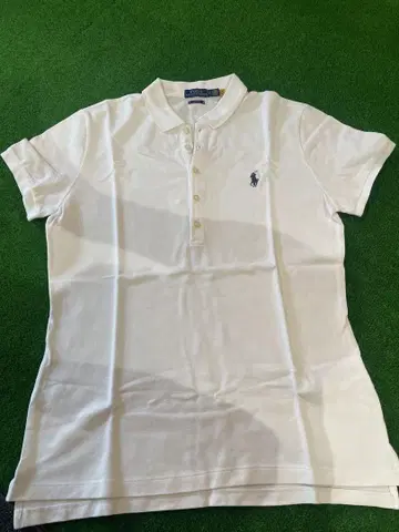 Polo Ralph Lauren 화이트 피케 셔츠 M