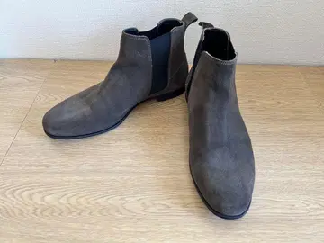 ZARA 스웨이드 사이드 고어 부츠