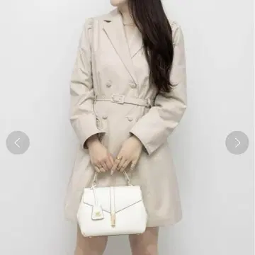 RANDA 자켓 미니 원피스 베이지