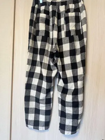 nest Robe 블랙 화이트 체크