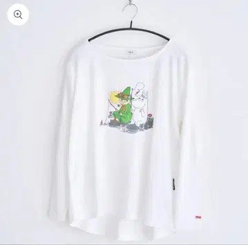 택 포함 새상품 무민 스나프킨 리커버리 의류 롱 T셔츠