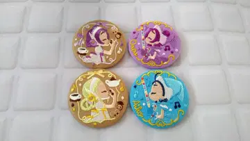 오자마녀 도레미 자수 캔뱃지 4종 세트