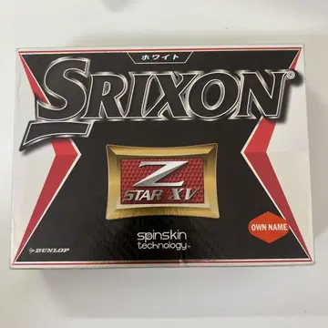 미사용 새상품 DUNLOP Z STAR SRIXON 화이트 골프공