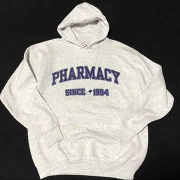 PHARMACY 후드티 그레이 1994년 디자인