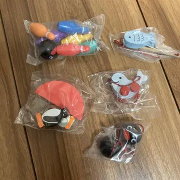 핑구 Wooden Toy 나무 완구 5개 세트 미사용 새상품