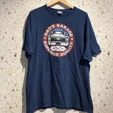 00s DAD'S GARAGE SUPERIOR QUALITY 프린트 T