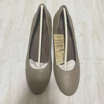 무인양품 가죽 라운드토 펌프스 23.0cm