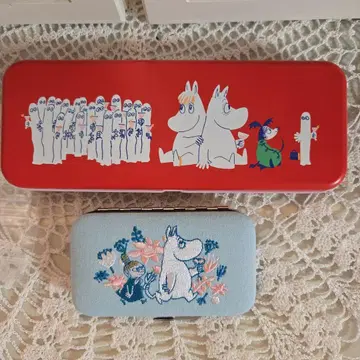 무민 몸단장 세트 펜 케이스 캔