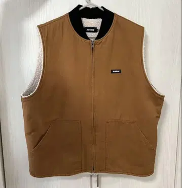 XLARGE 브라운 베스트 집업