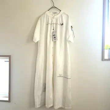 택 포함 새 상품 그라니프 스누피 우드스탁 셔츠 원피스