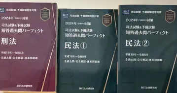 2024년 사법 시험 단답식 문제 퍼펙트 3권 세트 민법 헌법 형법