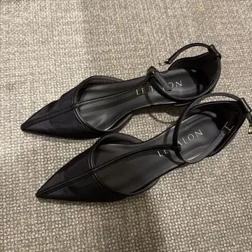 가격 인하 불가 le talon 3.5cm T 스트랩 시어 펌프스