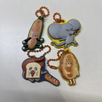 빵 도둑 러버 마스코트 ART 비스킷 러버 마스코트 4세트