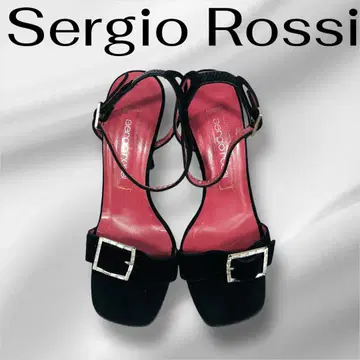 Sergio Rossi 세르지오 로시 블랙 하이힐 샌들