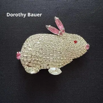 새상품급 Dorothy Bauer 브로치 토끼