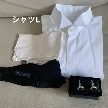 TREAT DRESSING 신랑 턱시도 세트 4점 세트 셔츠 L