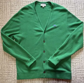 LACOSTE 익스클루시브 에디션 가디건 4 M 그린