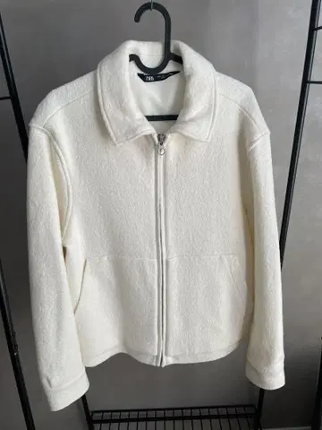 ZARA 아이보리 집업 자켓 USA S