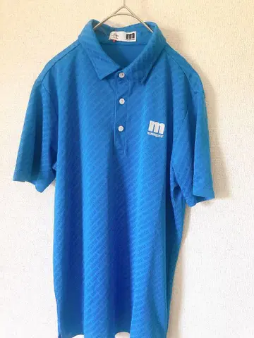 munsingwear 파랑 피케 셔츠 M