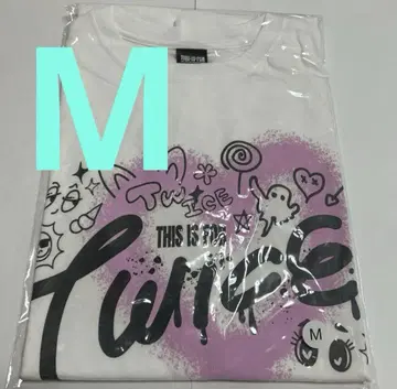 TWICE 티셔츠 M 사이즈 POPUP 팝업 화이트