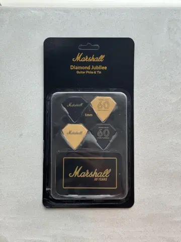 Marshall Diamond Jubilees 기타 피크 4개입