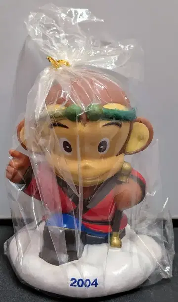 JA 은행 띠 저금통 원숭이 2004 손오공 110mm