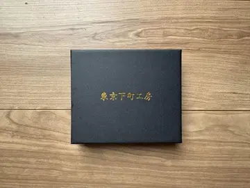 지갑 반지갑 천연 가죽 네이비 일본 국내 생산