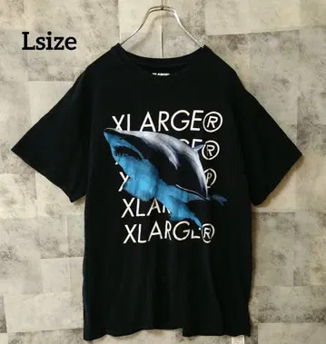 XLARGE 엑스라지 Lsize 블랙 반팔 티셔츠 애니멀 티