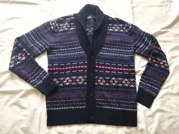 폴스미스 Paul Smith 숄카라 페어아일 가디건 M