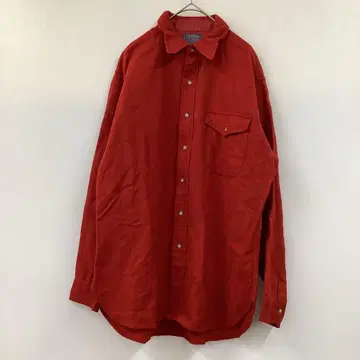 Pendleton 긴팔 울 셔츠 무지 빈티지 USA제 70년대