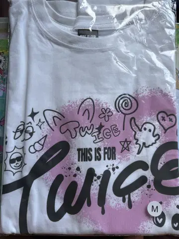 twice this is for popup 티셔츠 화이트 M 사이즈