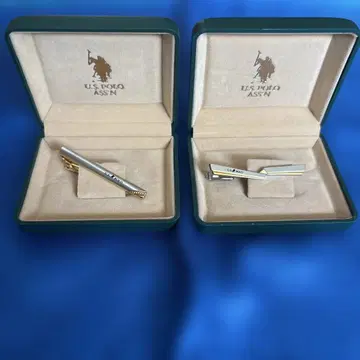 U.S. POLO ASSN. 넥타이핀 2종 세트