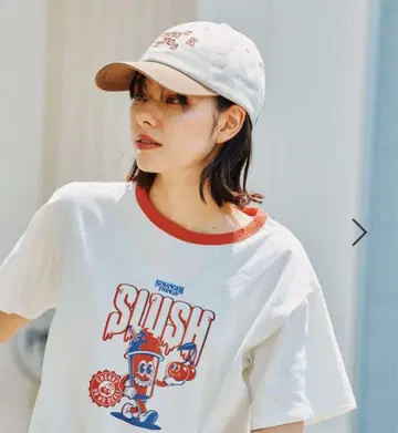 니코앤드 [STRANGER THINGS] 콜라보 SCOOP 링거 티셔츠