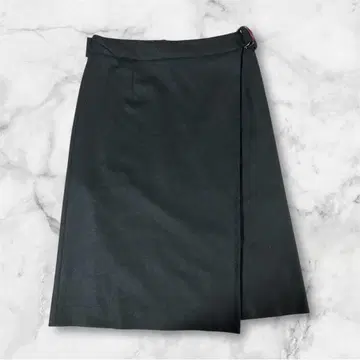 이네드 블랙 랩스커트 벨트 포함