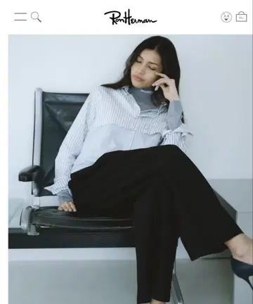 RH Vintage 트랙 팬츠 블랙 XS