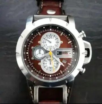 FOSSIL 크로노그래프 손목시계 JR-1157