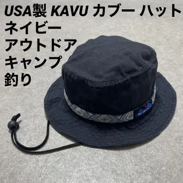 USA제 KAVU 카부 햇 네이비 아웃도어 캠핑 낚시