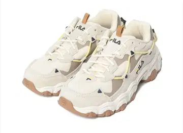 23cm FILA 루드 하이테크 스니커즈 통굽 스니커즈 베이지