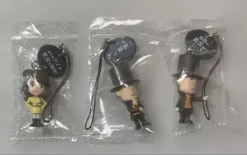 레이튼 교수와 영원한 가희 가챠 나조토키 피규어 스트랩 3개 세트