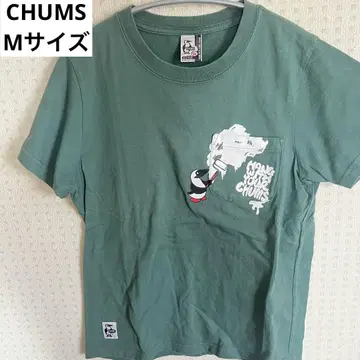 참스 CHUMS 반팔 티셔츠 M 사이즈 그린