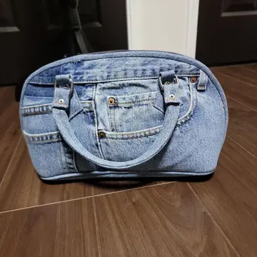 데님 보스턴 백