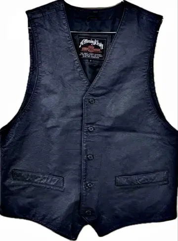 가죽 베스트 used leather vest