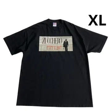 USA ZUCCHERO 2007년 투어 T셔츠 XL 블랙 Murina