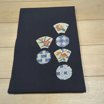 순수 실크 나고야 오비, 시츠케 포함, 미사용 새상품