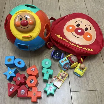 호빵맨 모양 맞추기 완구 세트 백팩