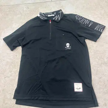 스컬 디자인 집업 폴로 셔츠 블랙 MARK&LONA 46