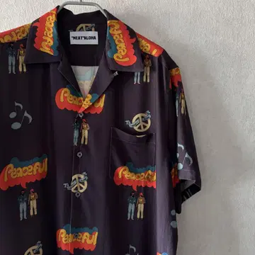 NEAT ALOHA 니트알로하 RY-10 Peaceful 아로하 셔츠