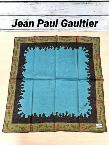 [새상품] Jean Paul Gaultier 손수건 PARIS